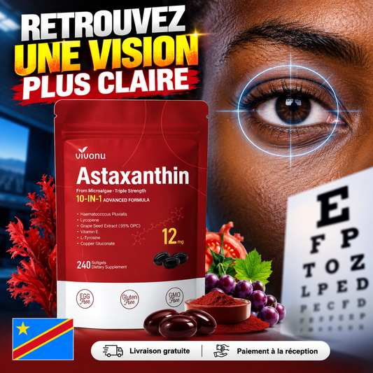 Astaxanthine ™ — Confort Visuel & Anti-Fatigue Oculaire 12mg