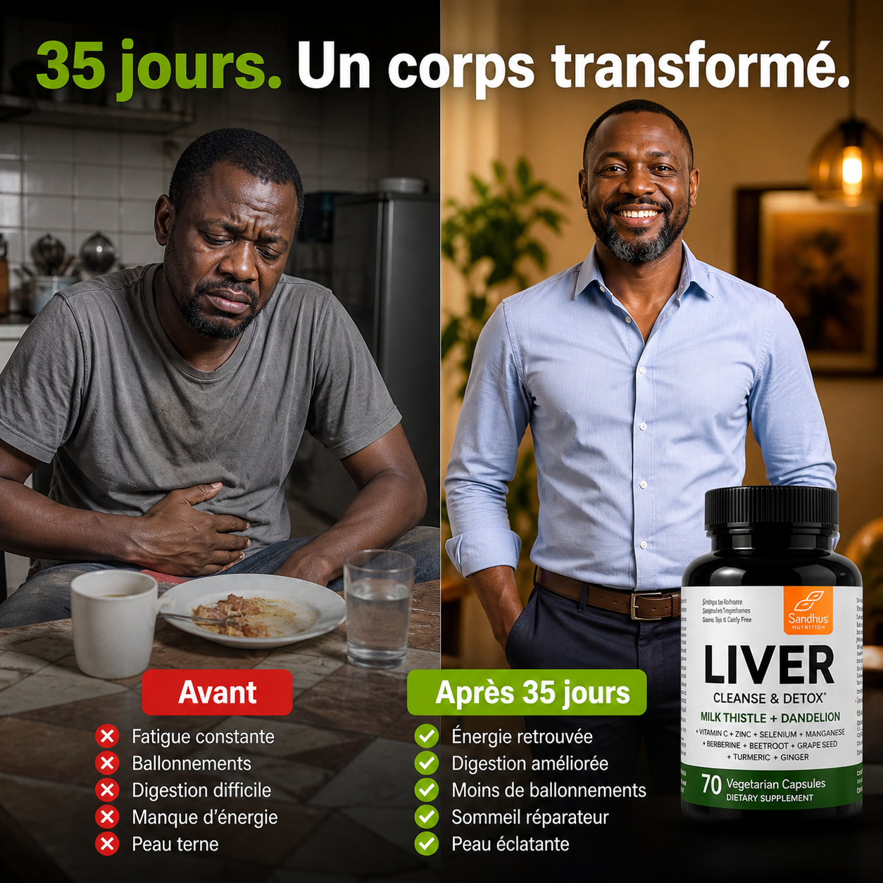Detox Foie Naturel — Digestion · Énergie · Vitalité en 35 Jours